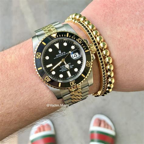 rolex submariner with jubilee bracelet.